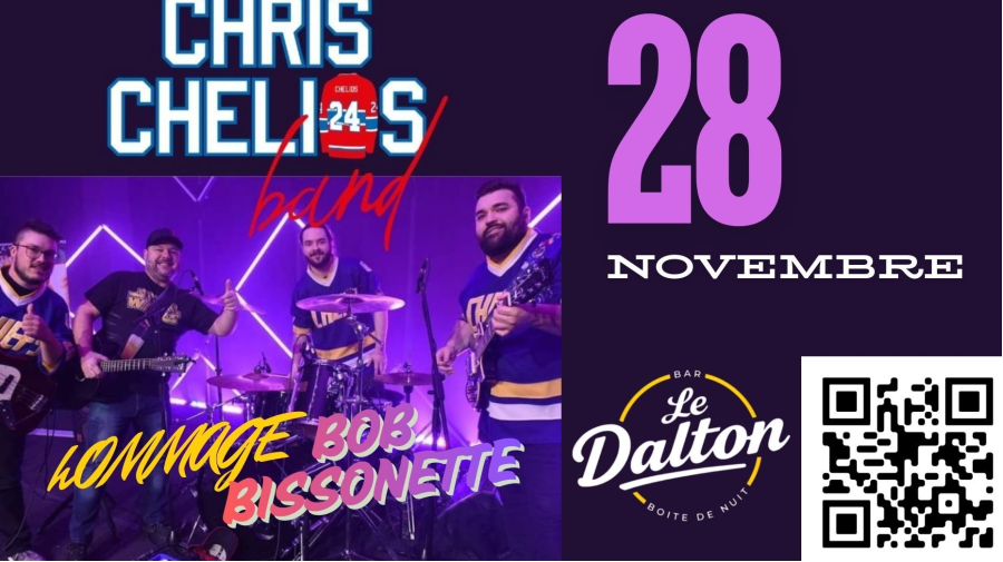Hommage BOB BISSONNETTE Avec CHRIS CHELLIOS | 28 novembre